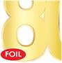 Foil "80" Birthday Cutouts