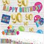Foil "90" Birthday Cutouts
