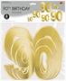 Foil "90" Birthday Cutouts