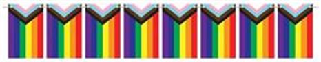 Pride Flag Pennant Streamer