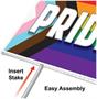 Plastic Pride Flag Yard Sign