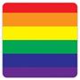 Rainbow Coasters