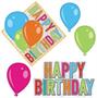 Plastic Happy Birthday Cutouts