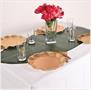 Plastic Tropical Leaf Table Runner