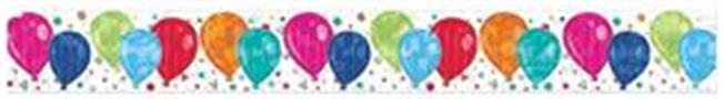 Metallic Balloons Fringe Banner