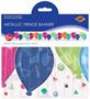 Metallic Balloons Fringe Banner