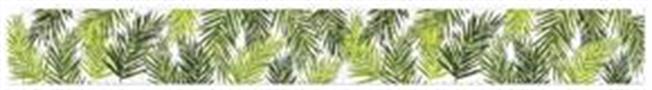 Metallic Palm Leaf Fringe Banner