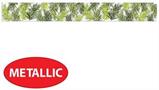 Metallic Palm Leaf Fringe Banner