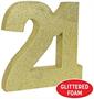 3-D Glittered "21" Centerpiece