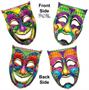 Jumbo Foil Comedy & Tragedy Face Cutouts