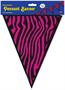 Zebra Print Pennant Banner
