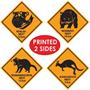 Outback Road Sign Cutouts
