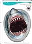 Shark Toilet Topper Peel 'N Place