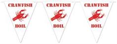 Crawfish Boil Pennant Banner