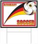 Plastic Yard Sign - Germany