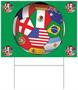 Plastic Yard Sign - International