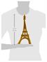 3-D Glittered Eiffel Tower Centerpiece