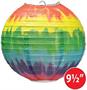 Tie-Dyed Paper Lanterns