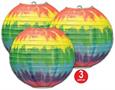 Tie-Dyed Paper Lanterns