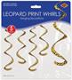 Printed Leopard Print Whirls