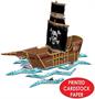 3-D Pirate Ship Centerpiece