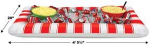 Inflatable Red&White Stripes Buffet Clr