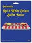 Inflatable Red&White Stripes Buffet Clr