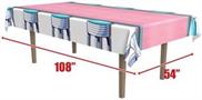 Soda Shop Stools Tablecover