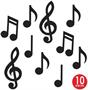 Mini Musical Notes Silhouettes