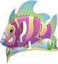 3-D Glittered Fish Centerpiece