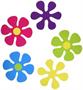Mini Retro Flower Cutouts
