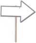 "Blank" Arrow Yard Sign