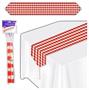 Printed Gingham Table Runner