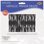 Pkgd 1-Ply Metallic Fringe Drape