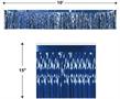 Pkgd 1-Ply Metallic Fringe Drape