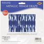 Pkgd 1-Ply Metallic Fringe Drape
