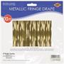 Pkgd 1-Ply Metallic Fringe Drape