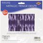 Pkgd 1-Ply Metallic Fringe Drape