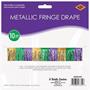Pkgd 1-Ply Metallic Fringe Drape