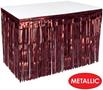 Pkgd 1-Ply Metallic Table Skirting