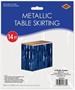Pkgd 1-Ply Metallic Table Skirting