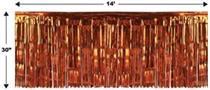 Pkgd 1-Ply Metallic Table Skirting