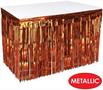 Pkgd 1-Ply Metallic Table Skirting