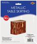Pkgd 1-Ply Metallic Table Skirting