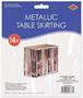 Pkgd 1-Ply Metallic Table Skirting