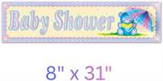 Baby Shower Sign w/Tissue Parasol