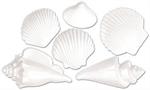 White Plastic Seashells