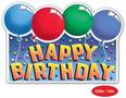 Glittered Happy Birthday Sign