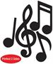 Musical Notes Silhouettes