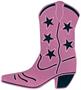 Foil Cowboy Boot Silhouette